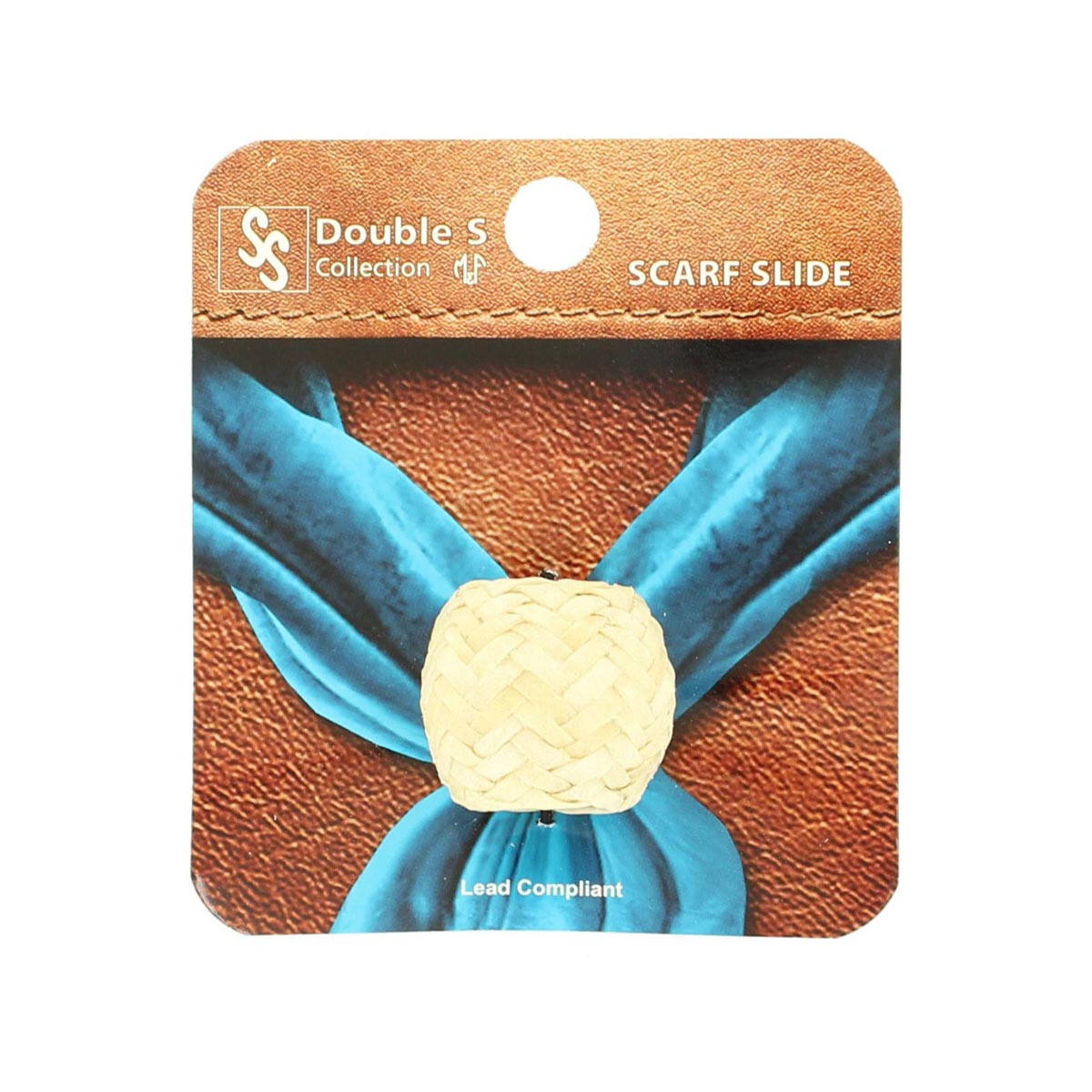 Double S Scarf Slide Rawhide