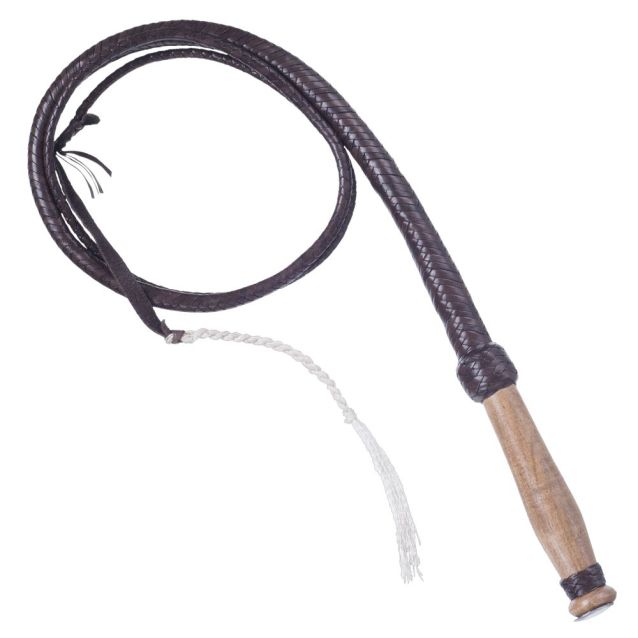 Tough 1 6' Braided Premium Brown Bull Whip