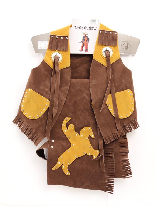 Mf Children Suede Chaps And Vest
