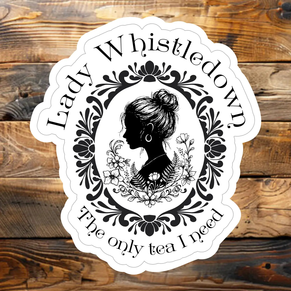 Sticky Sticker Guy Lady Whistledown The Only Tea I Need