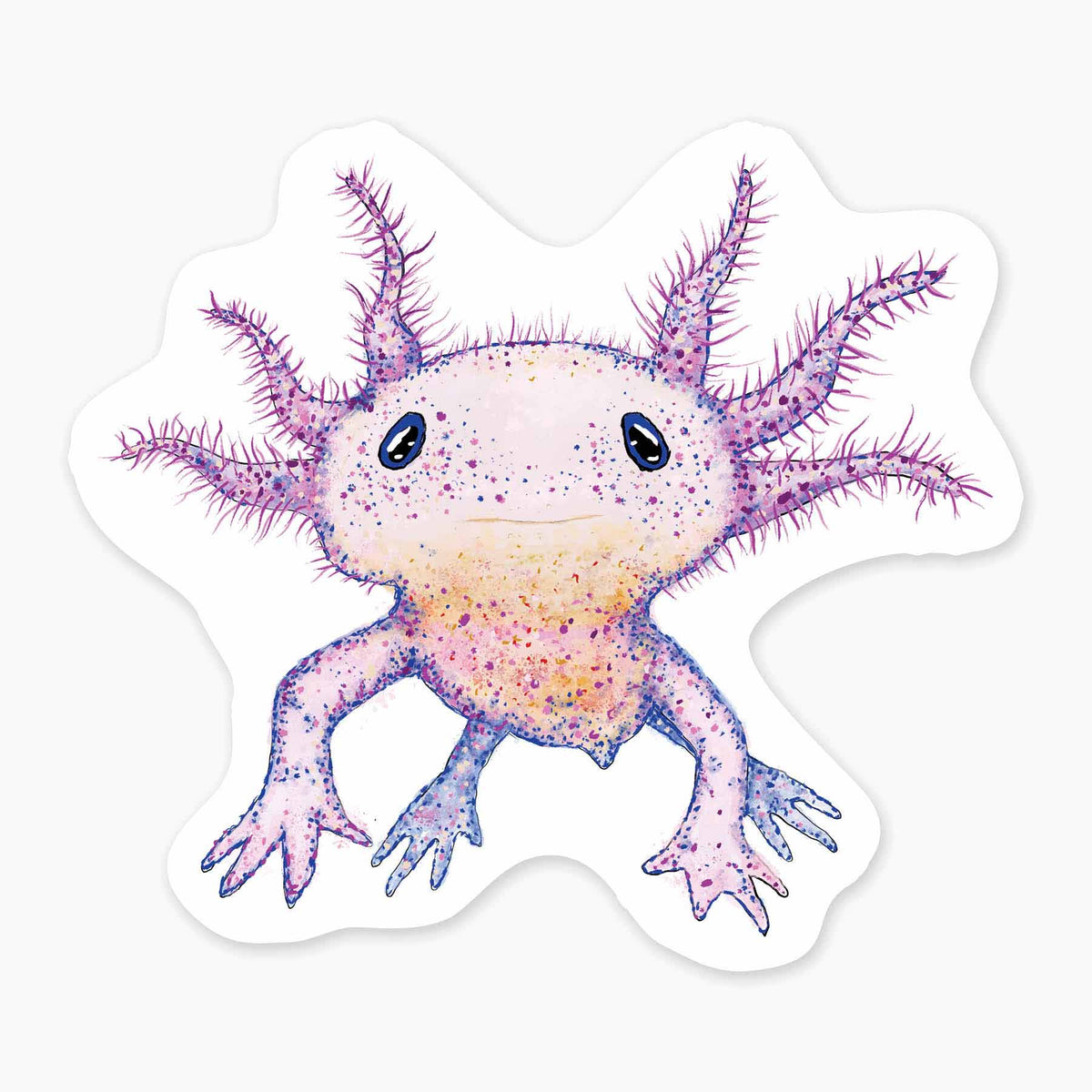 Nice Enough Stickers Axolotl