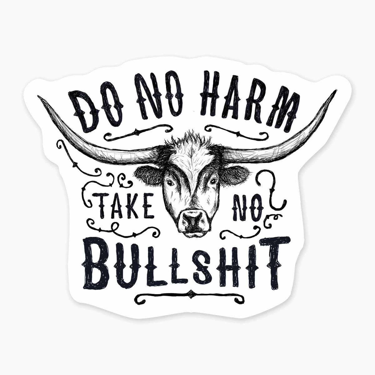 Nice Enough Stickers Bullshit