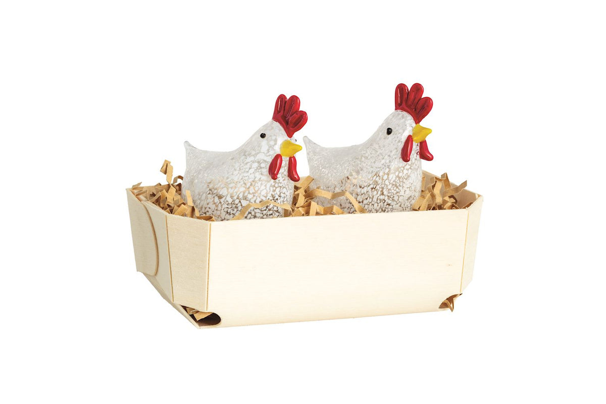 Mudpie Tortoise Chicken Salt & Pepper Set