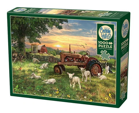 Cobble Hill Field At Sunrise 1000 Piece Puzzle