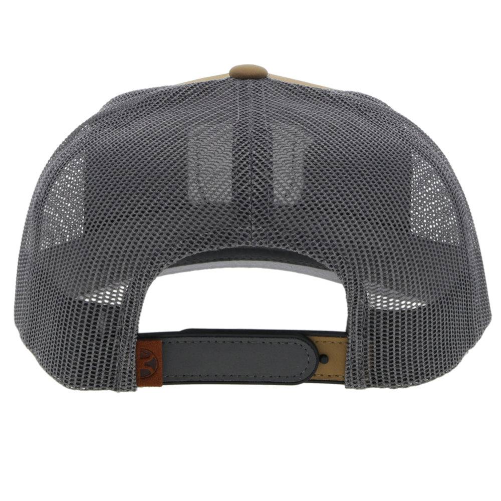 Roughy Tan/Grey 7 Panel Hat