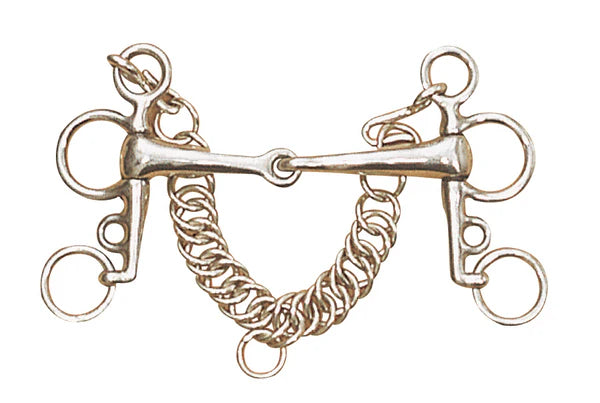 Centaur Stainless Steel Joint Tom Thumb Pelham Bit