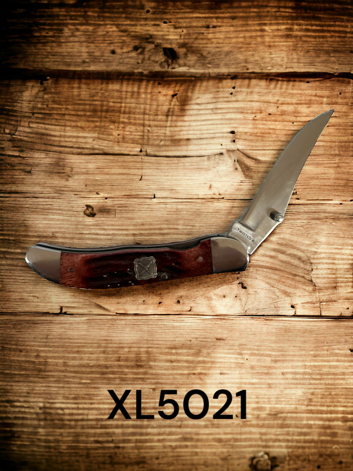 Twisted X Red Bone Stockman Knife