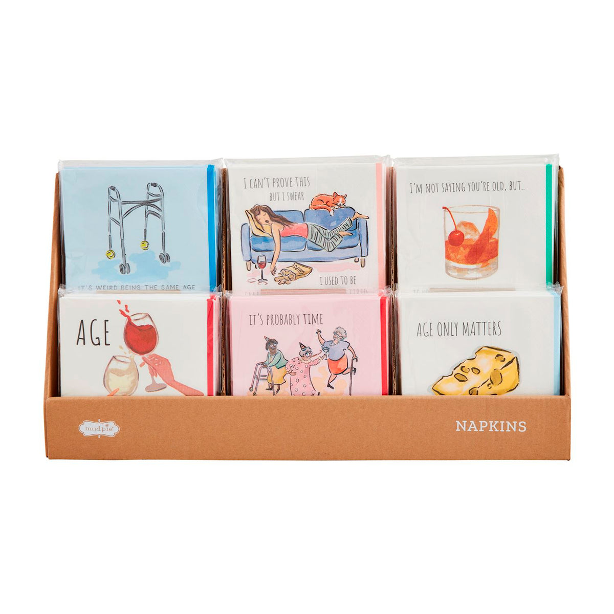 Mudpie Birthday Napkin Packets (12)