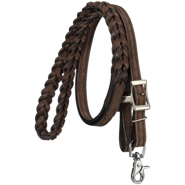 Tough 1 Braided Leather Roper Reins