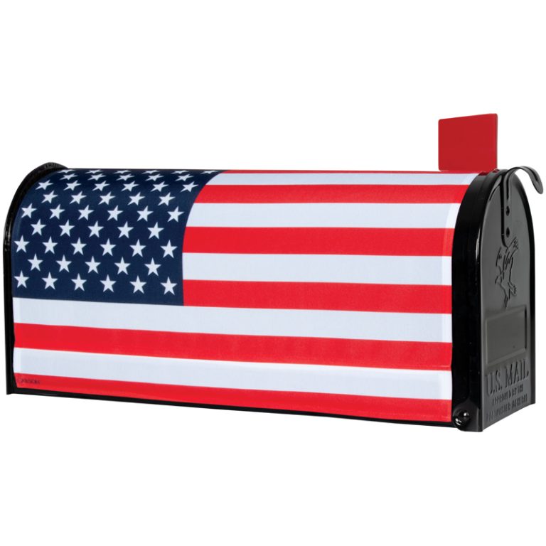 Carson Mailbox Cover American Flag