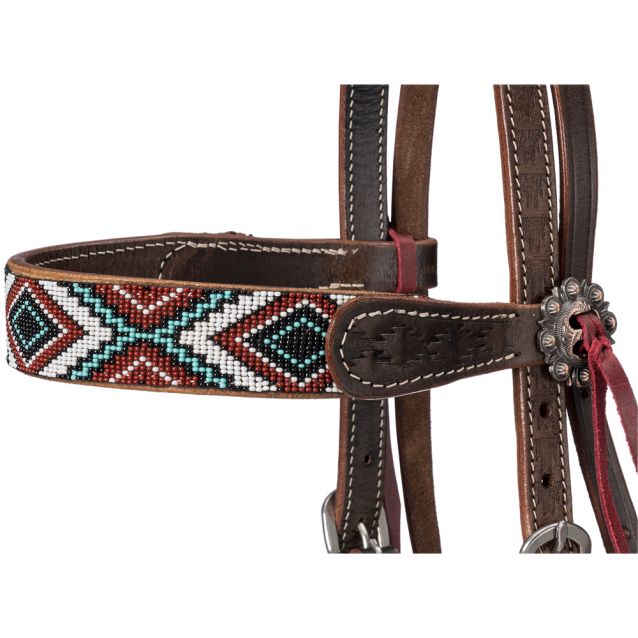 Tough 1 Juniper Beaded Browband Headstall