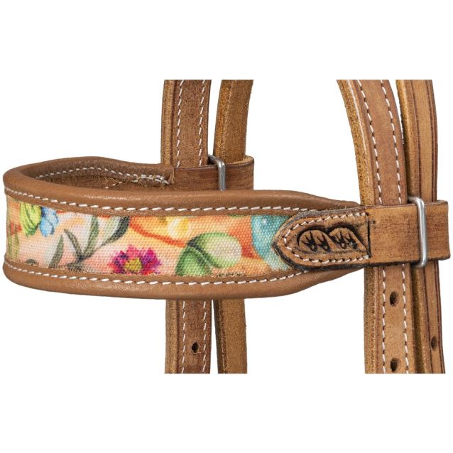 Tough 1 Cactus Print Miniature Browband Headstall