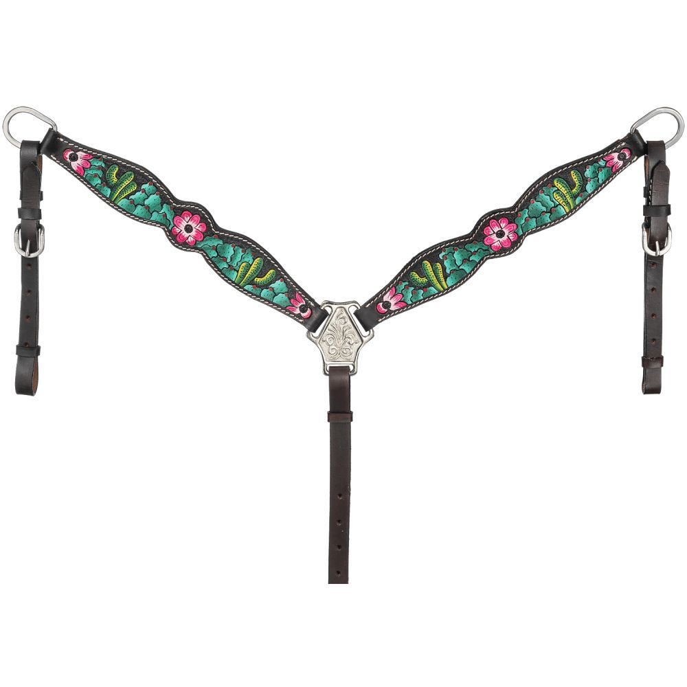 Royal King Pink Cactus Pony Breastcollar