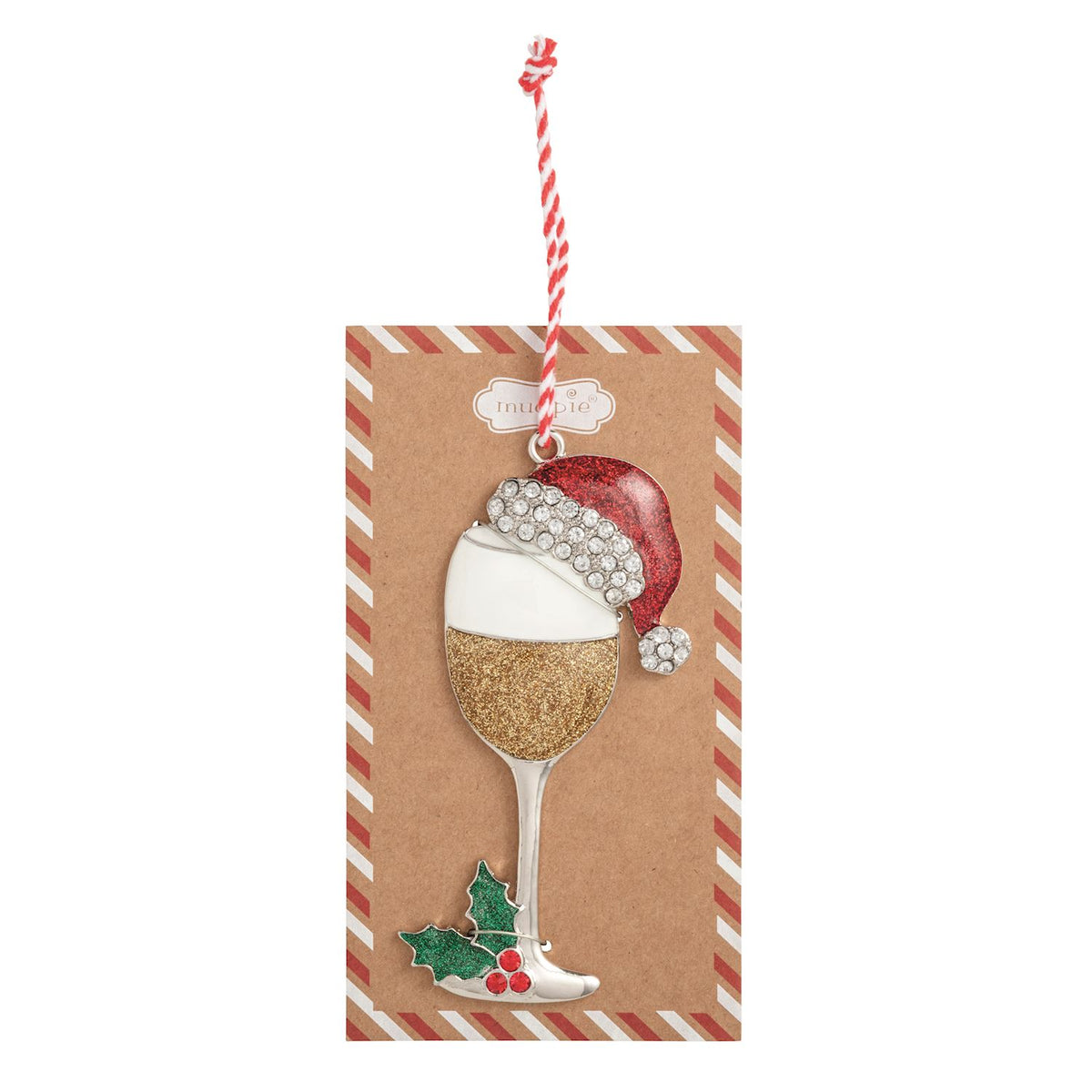Mudpie Enamel Ornament