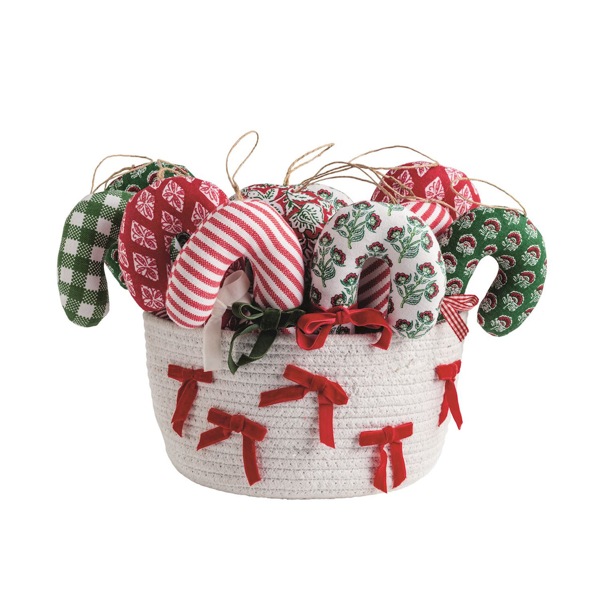 Mudpie Candy Cane Ornaments
