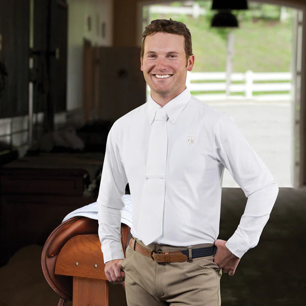 ROMFH Mens Competitor Long Sleeve English Show Shirt