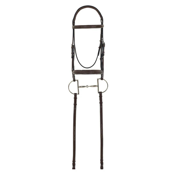 CG Fancy Raised Bridle Australian Nut