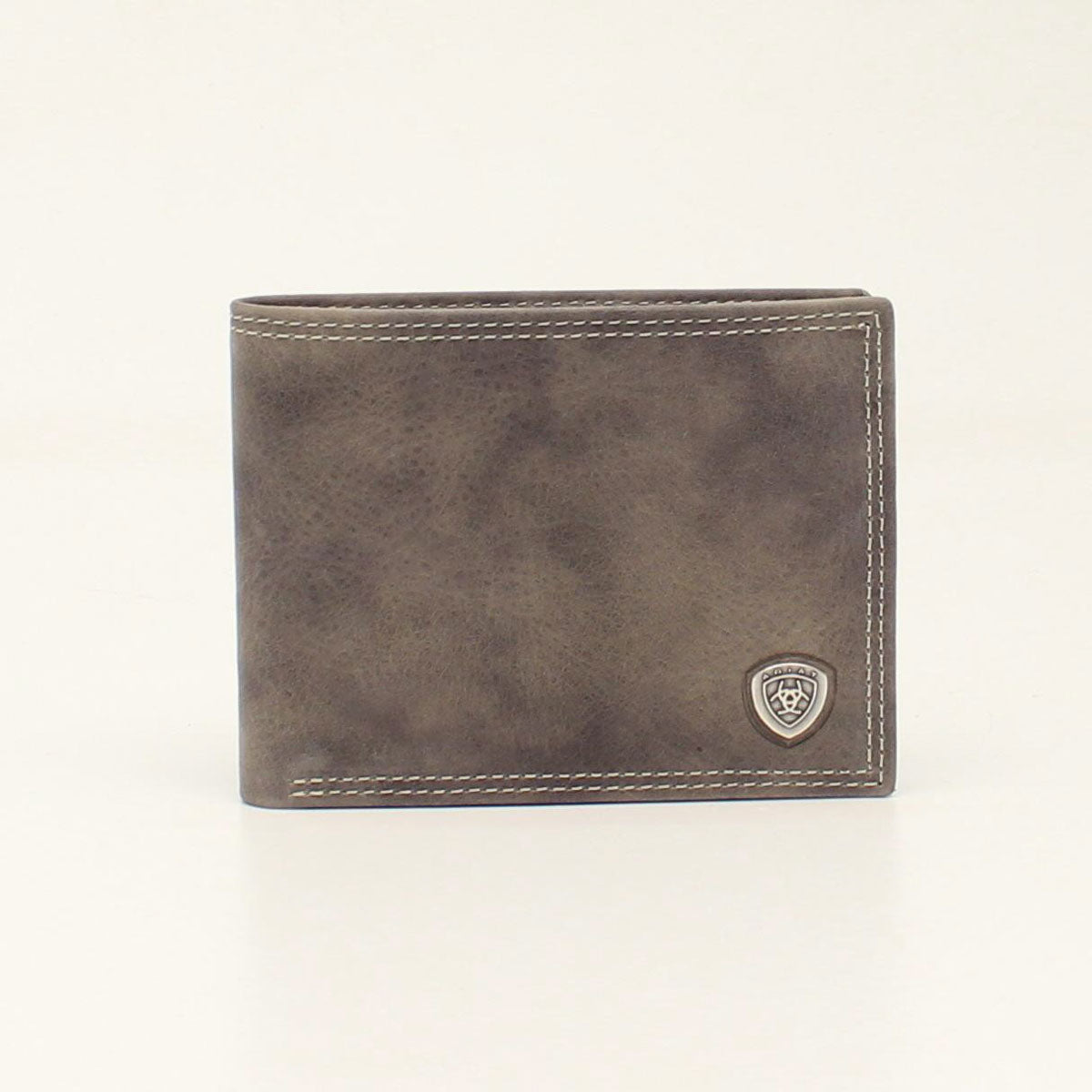 Ariat Shield Concho Grey Bifold Wallet