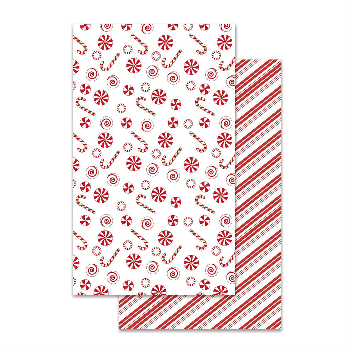 Evergreen Sugar & Stripes Bright Kitchen Towel Quick Dry