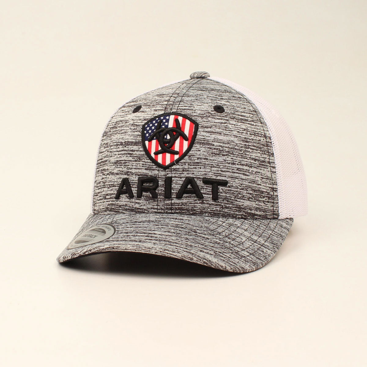 Ariat Youth USA Snap Back Heather Grey
