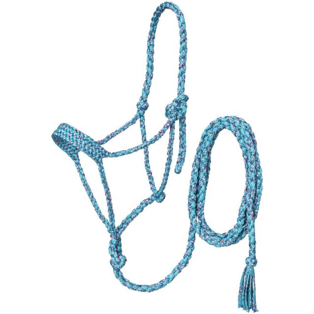 Tough 1 Pony Mule Tape Halter with 10' Lead
