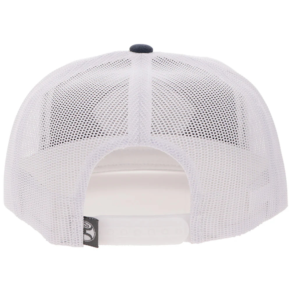 Hooey Cavvy Punchy Hat Grey/White