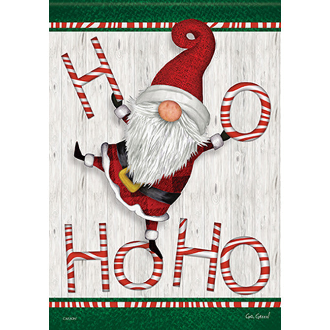 Carson Garden Flag Gnome Santa