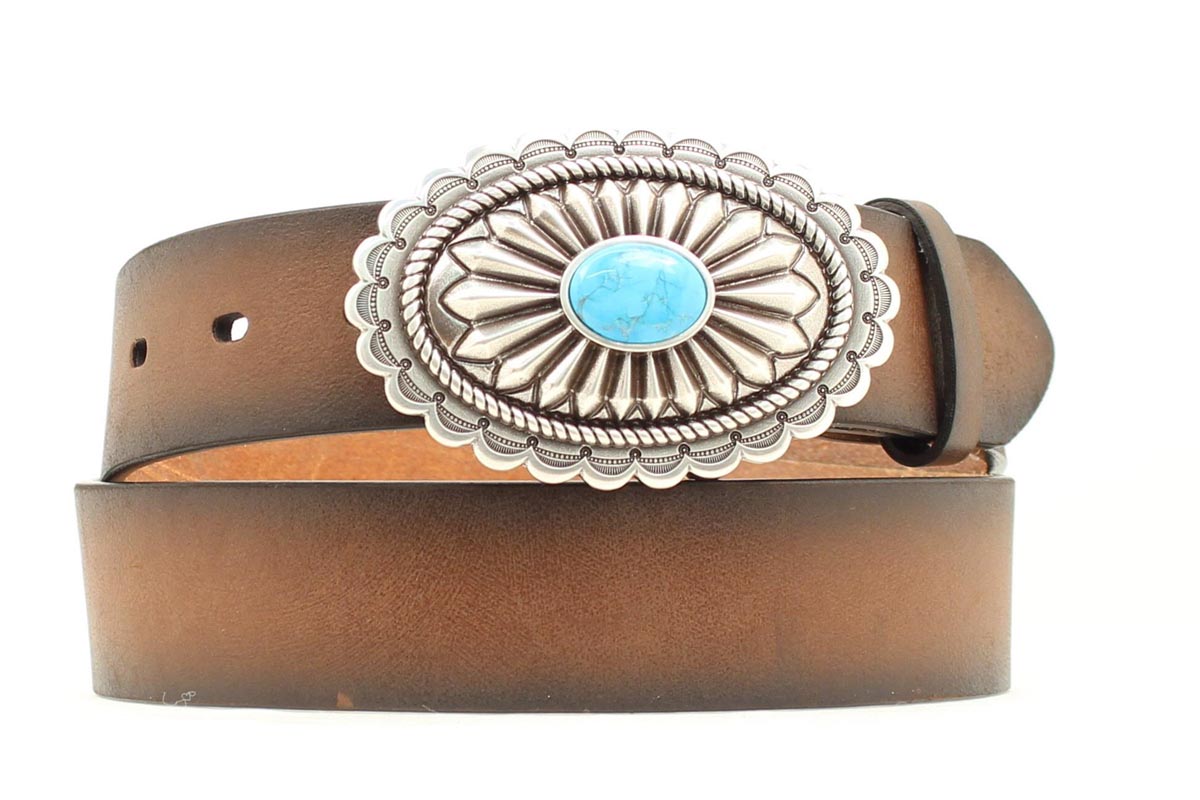 Ariat Turquoise Oval Buckle Belt