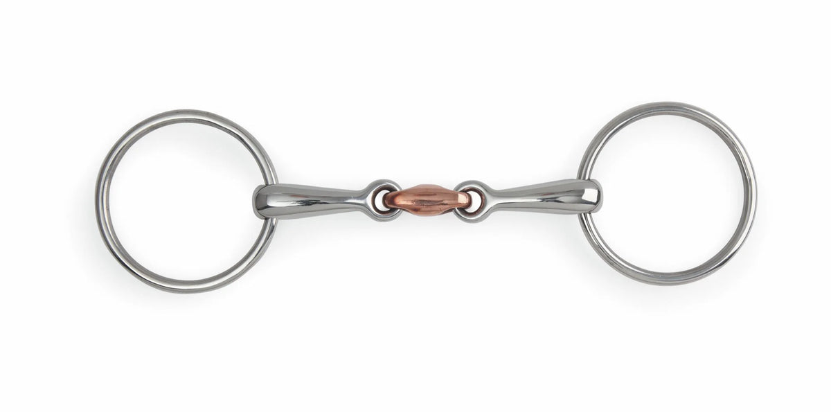 Shires Loose Ring Copper Lozenge Snaffle