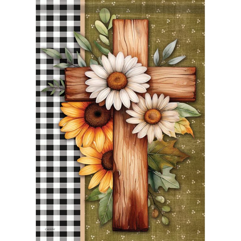 Carson Garden Flag Fall Cross