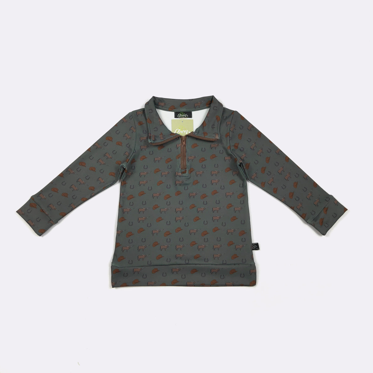 CC Juniper Longhorn Boy Quarter Zip