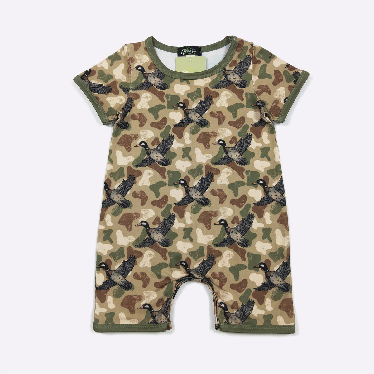 CC Duck Camo Boy Romper