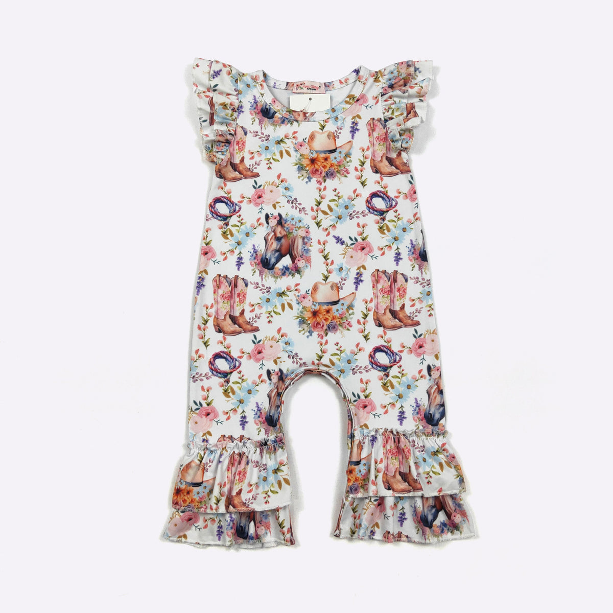 CC Blooming Ranch Baby Romper