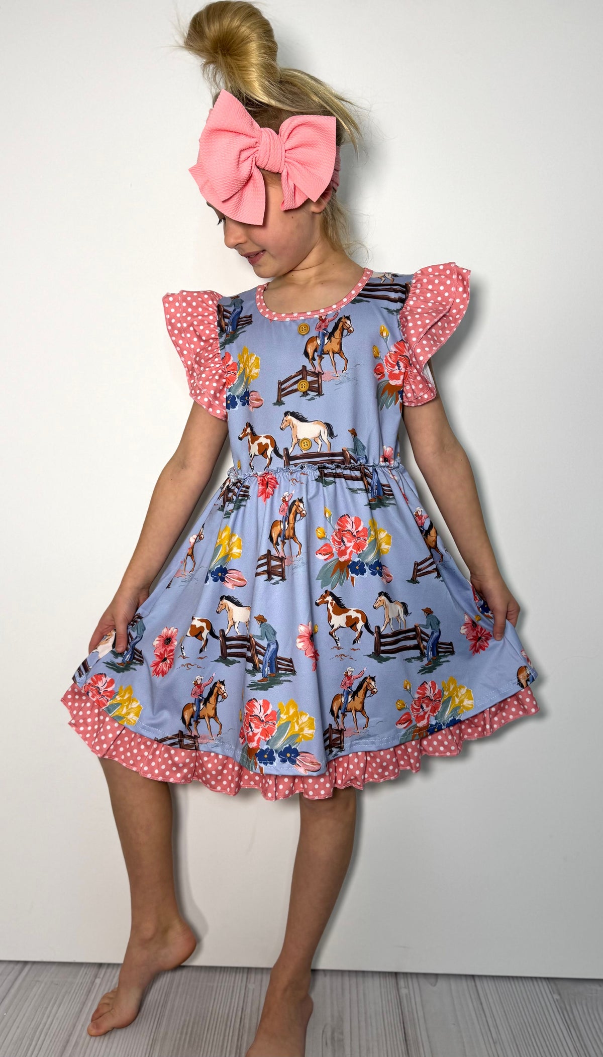 CC Calamity Jane Blues Girls Dress