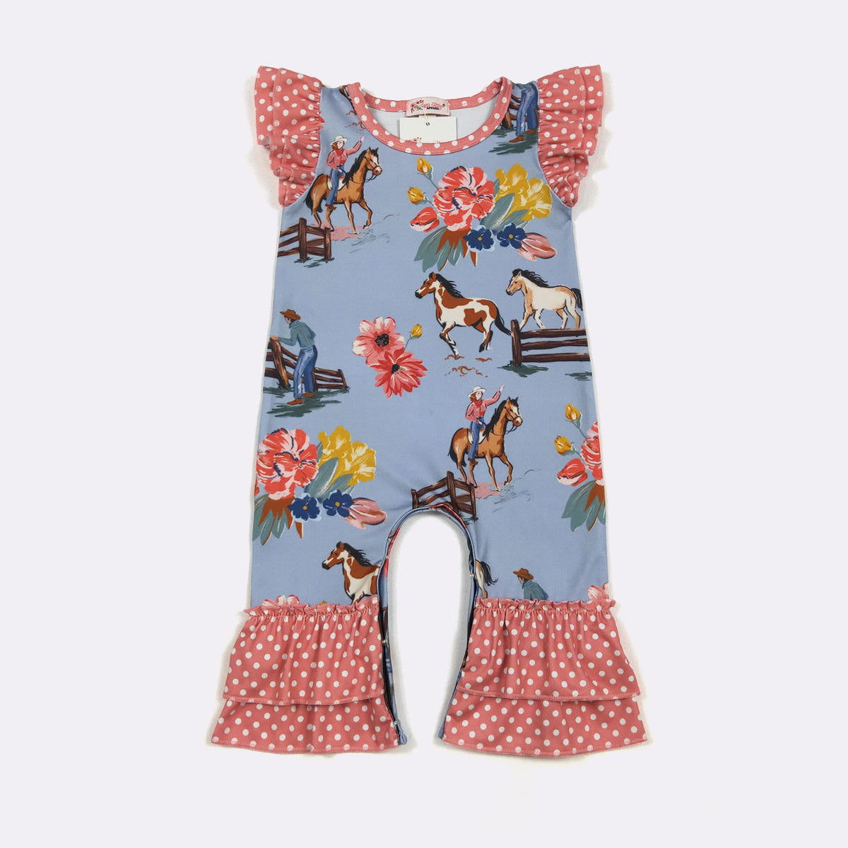 CC Calamity Jane Blues Baby Romper