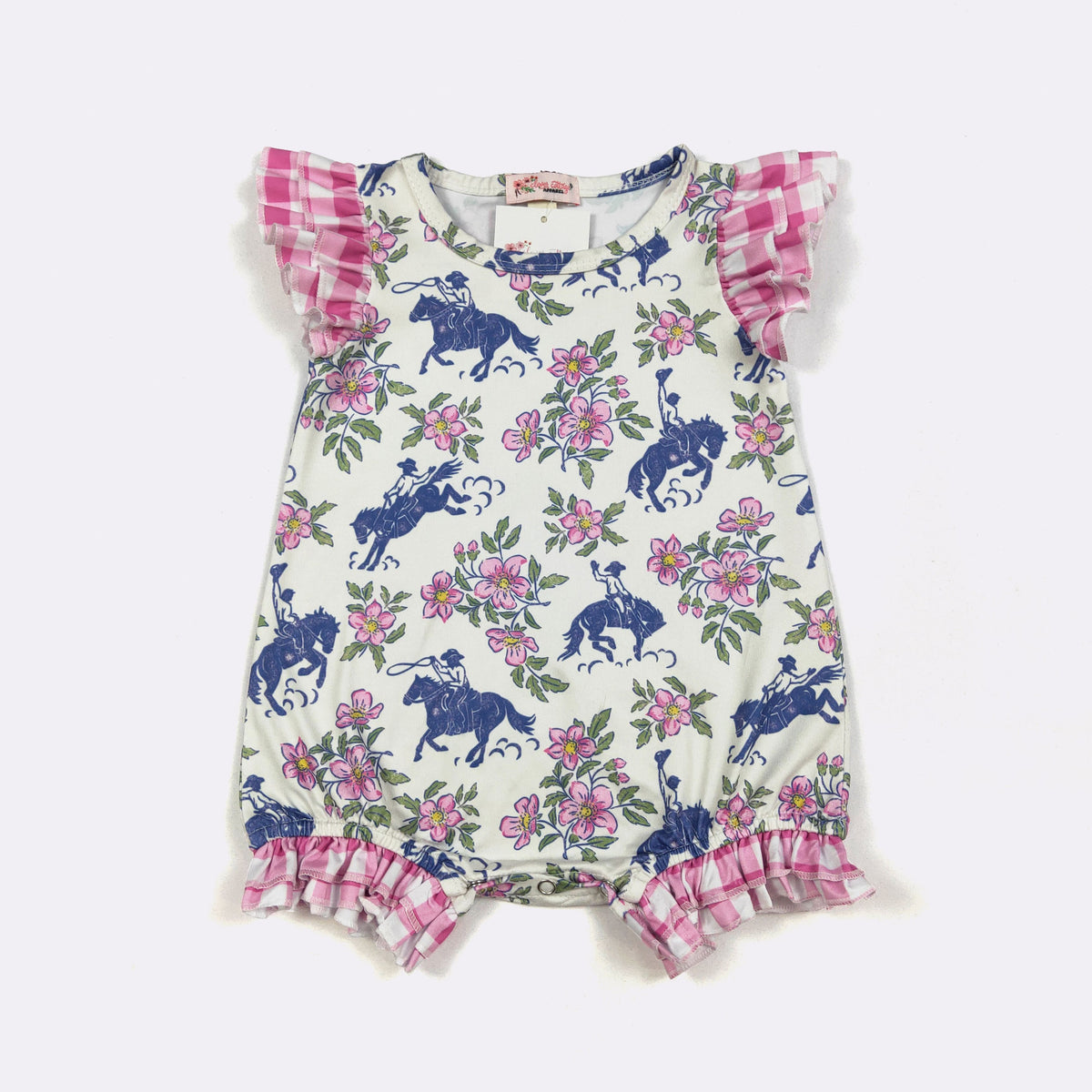 CC Floral Rodeo Baby Romper