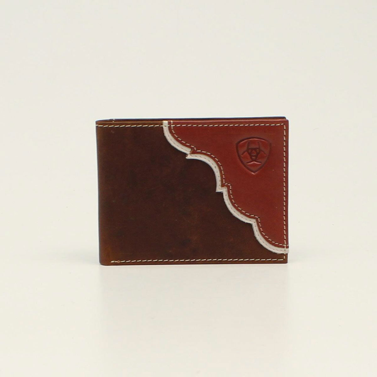 Ariat Two Tone Brown Bifold Wallet