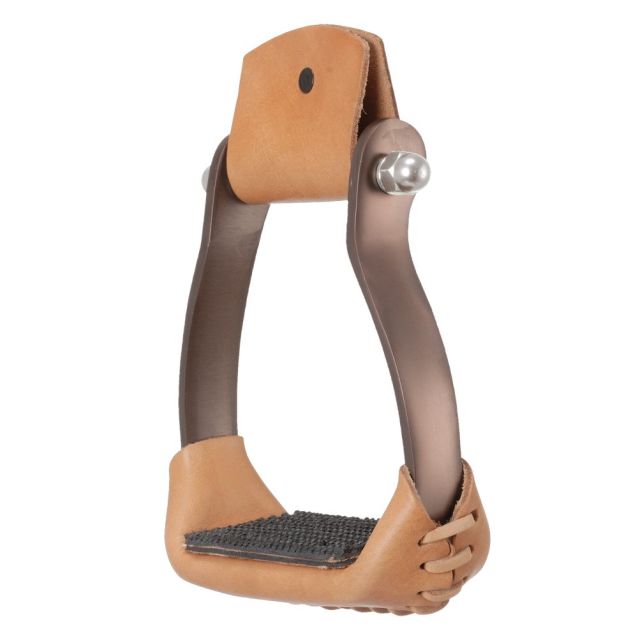 Royal King Colored Aluminum Stirrup with Grip Tread