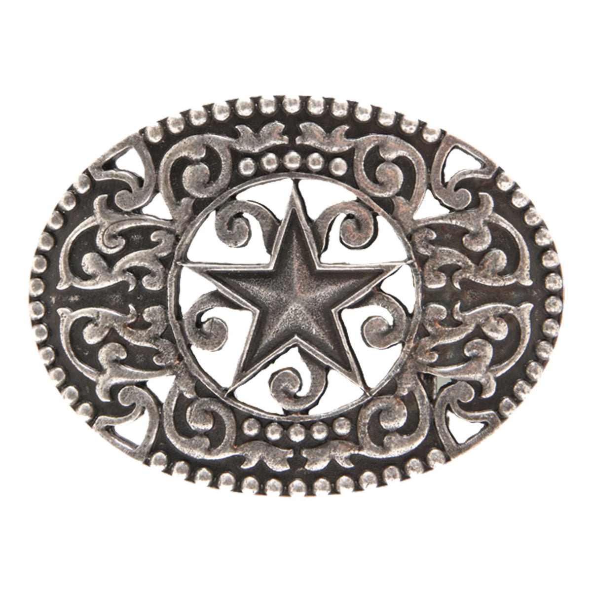 Andwest Star and Scroll Filigree Buckle