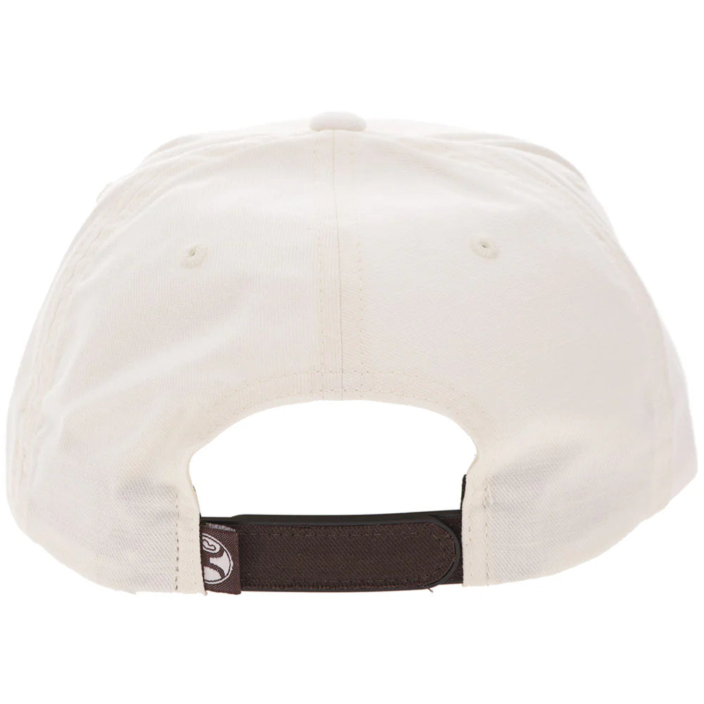 Hooey Decoy Hat Cream with Brown Logo