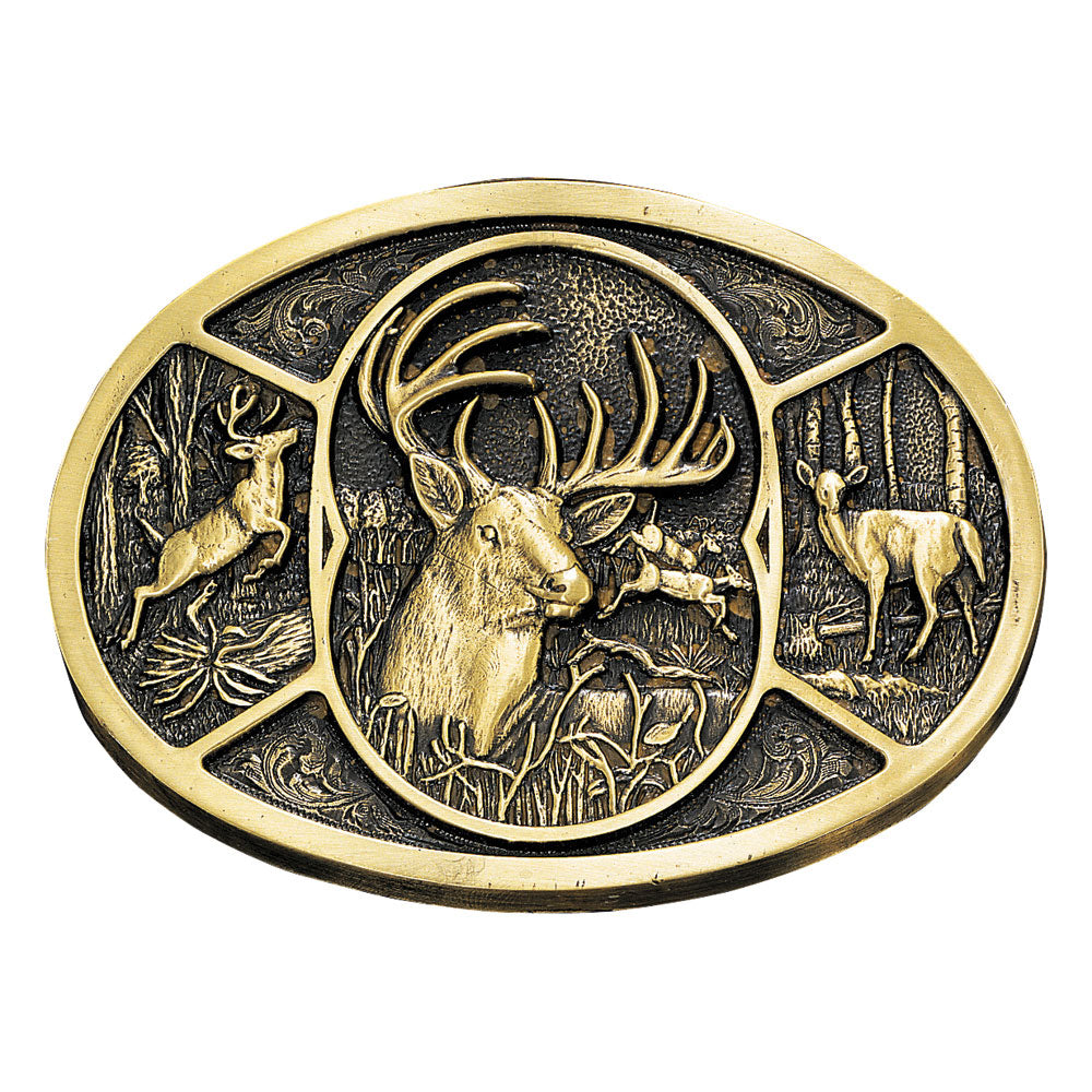 Attitude Deer Heritage Belt Buckle