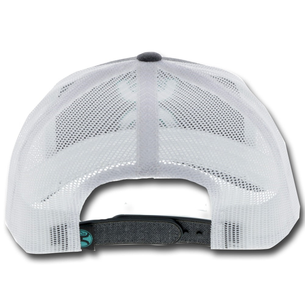 Hooey Charcoal/Grey White Logo Hat