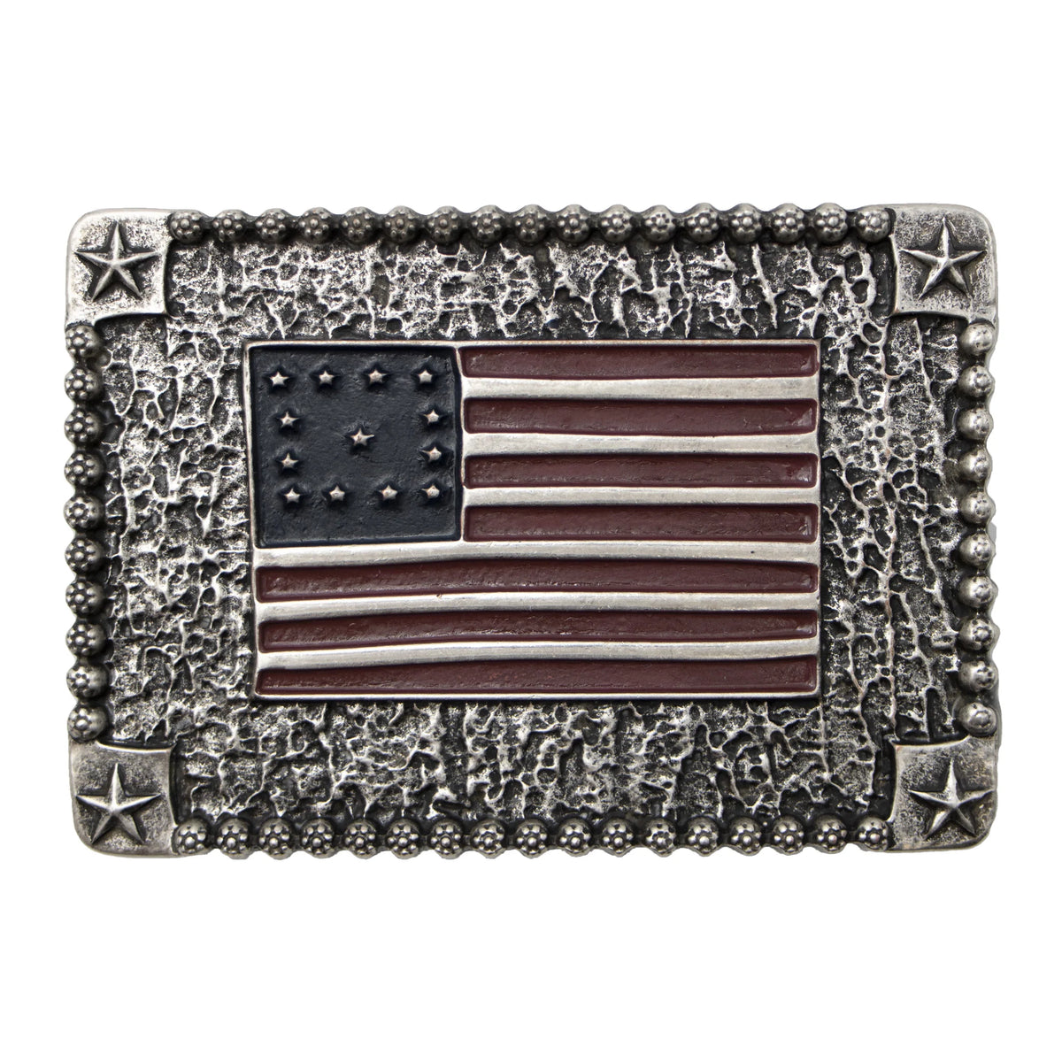 Andwest American Flag with Texture Buckle