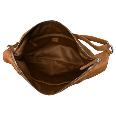 ili NY Western Fringe Medium Crescent Bag