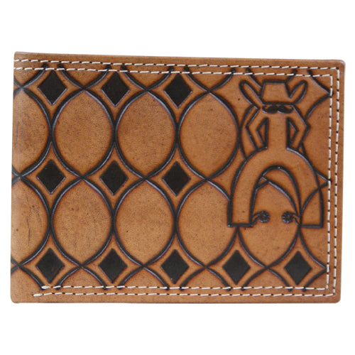 Punchy Geometric Chestnut Print Bifold Wallet