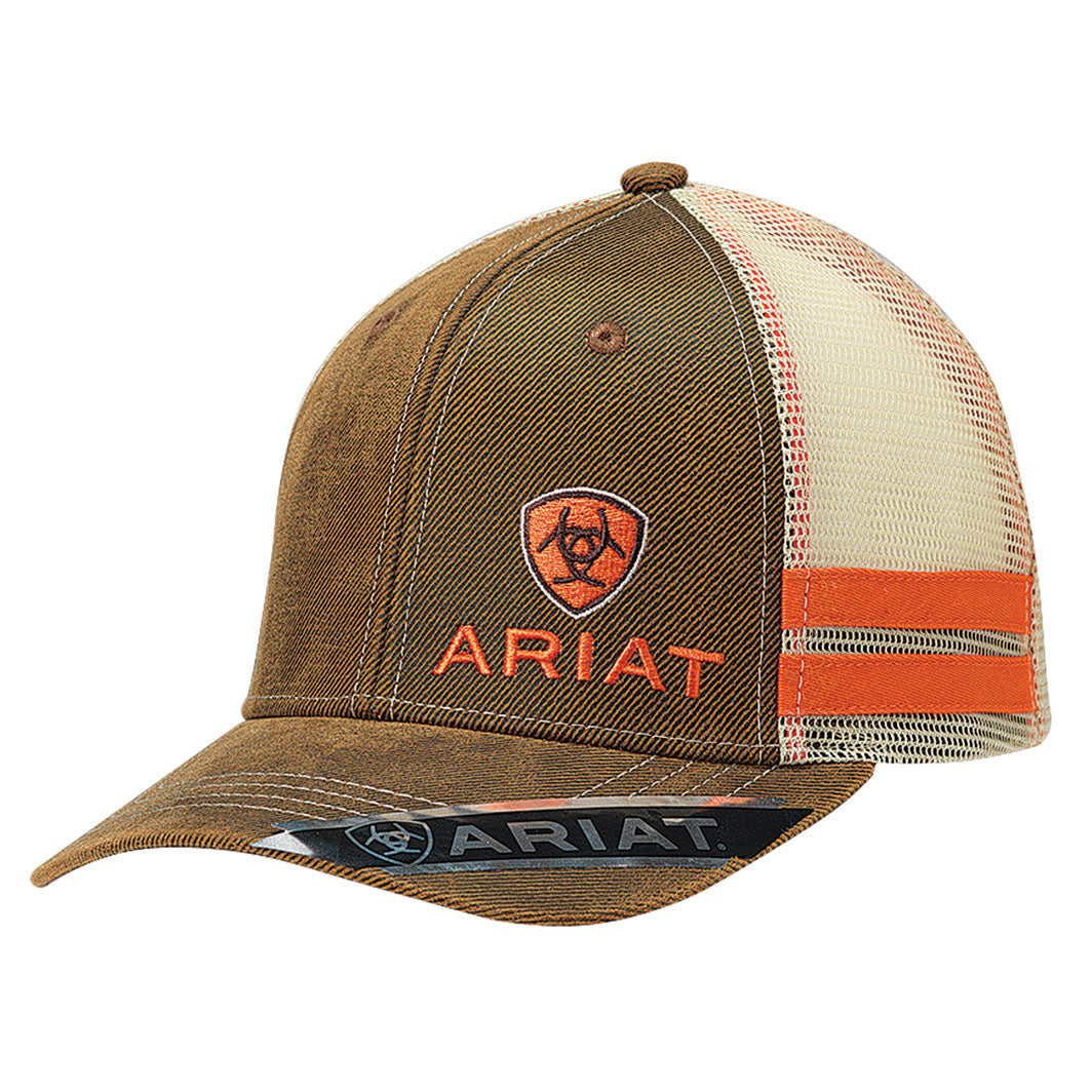 Ariat Brown/Orange Logo Cap