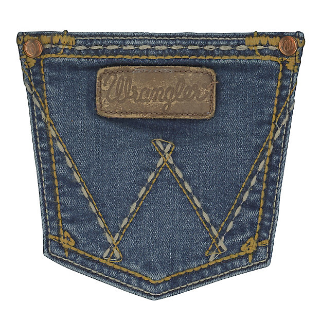 Wrangler Retro Mae Mid Rise Jean KM Wash