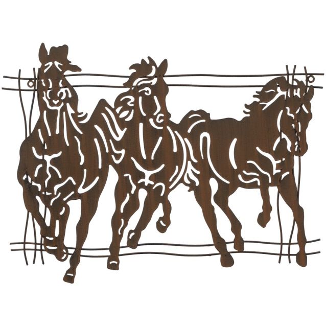 Tough 1 3 Galloping Horses Wall Decor