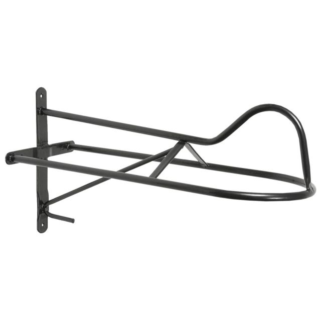 Tough 1 Black Western Wall Mount Saddle Rack