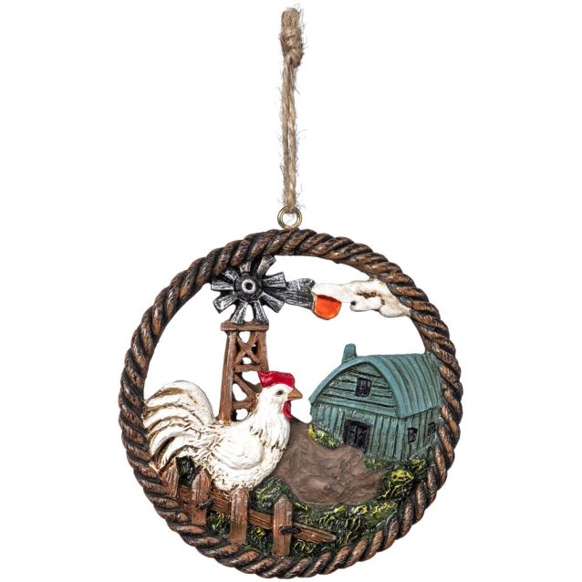 Tough 1 Farm Ornament